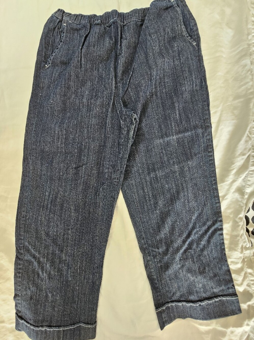 Ulla Popken Dark Blue Stretch Denim Jeans Size 16/18